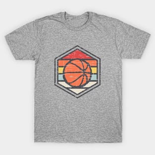 Retro Badge Basketball T-Shirt